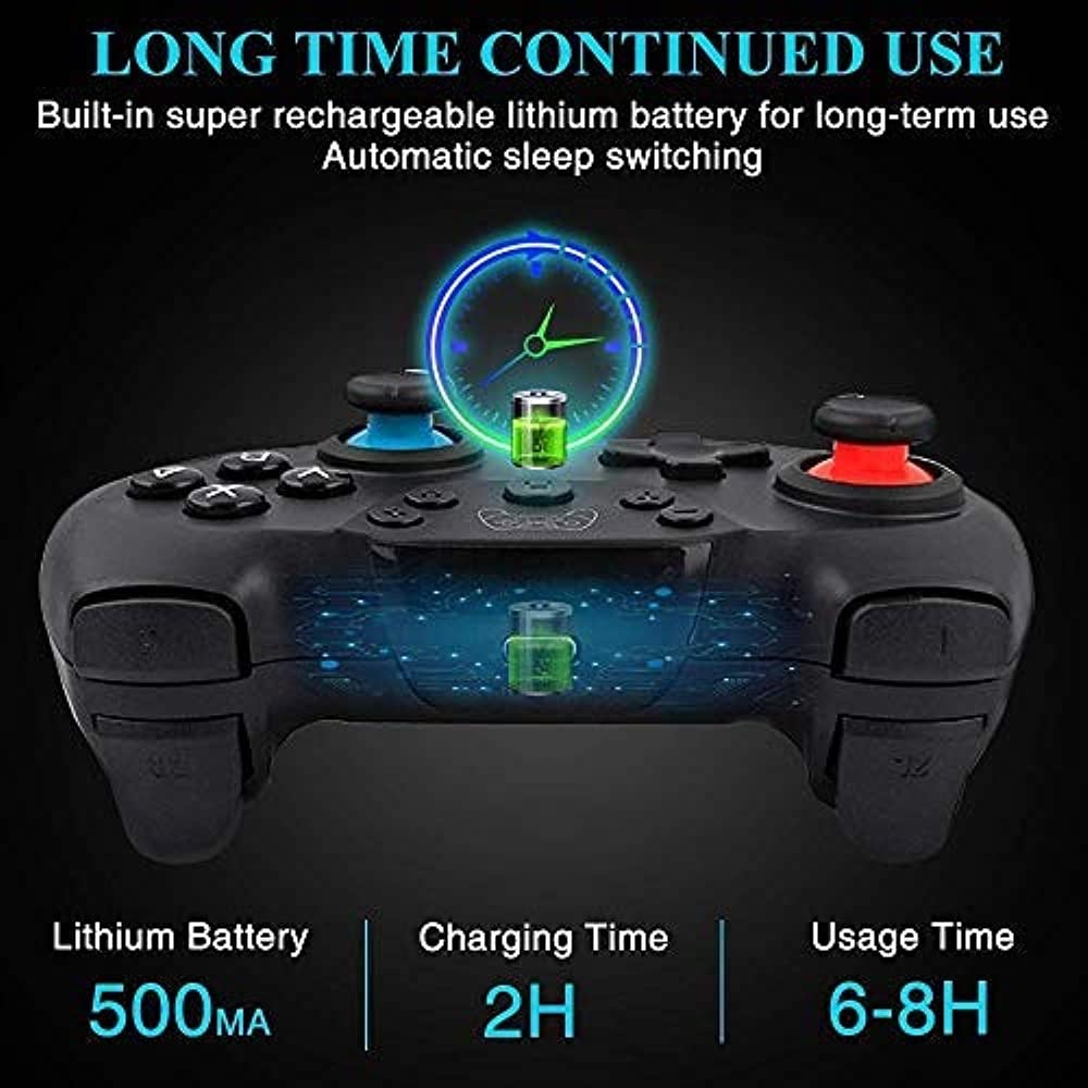 Switch Controller, Wireless Pro Controller Switch Lite (P) - Picture 4 of 7